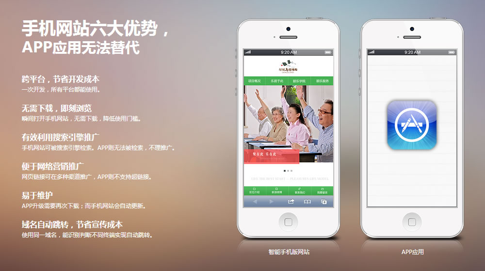 银川微信网站和手机网站有什么区别？